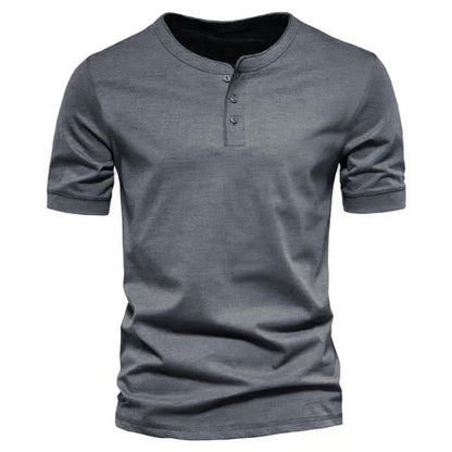 Men's Solid Color Short Sleeve T-Shirt